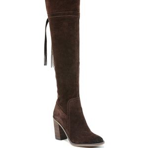 FRANCO SARTO OVER THE KNEE BOOT - Chocolate